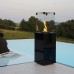 KRATKI Plynový ohřívač PATIO MINI strukturální černá